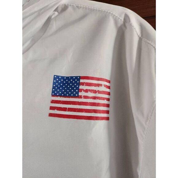 NASA XL Lightweight Zipper Hooded Jacket Windbreaker by Chemistry. No strings - Picture 3 of 11